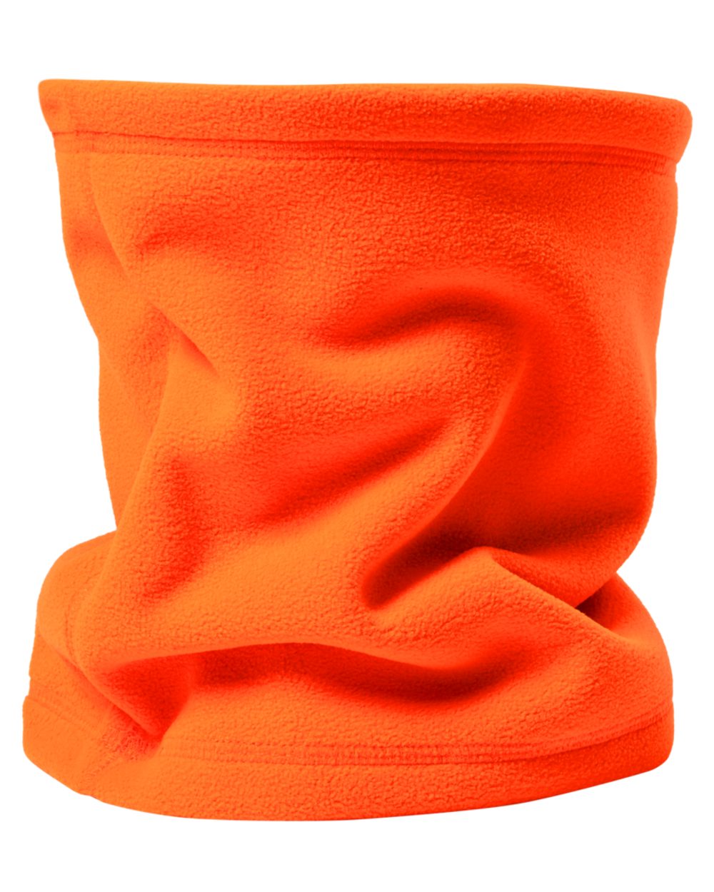 Orange coloured Deerhunter Fleece Neck Tube on white background #colour_orange