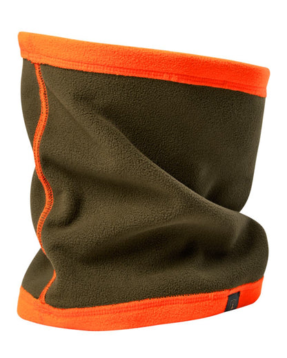 Orange coloured Deerhunter Fleece Neck Tube on white background #colour_orange