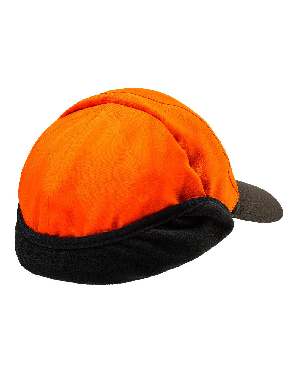 Wood coloured Deerhunter Game Cap with Safety on white background #colour_wood