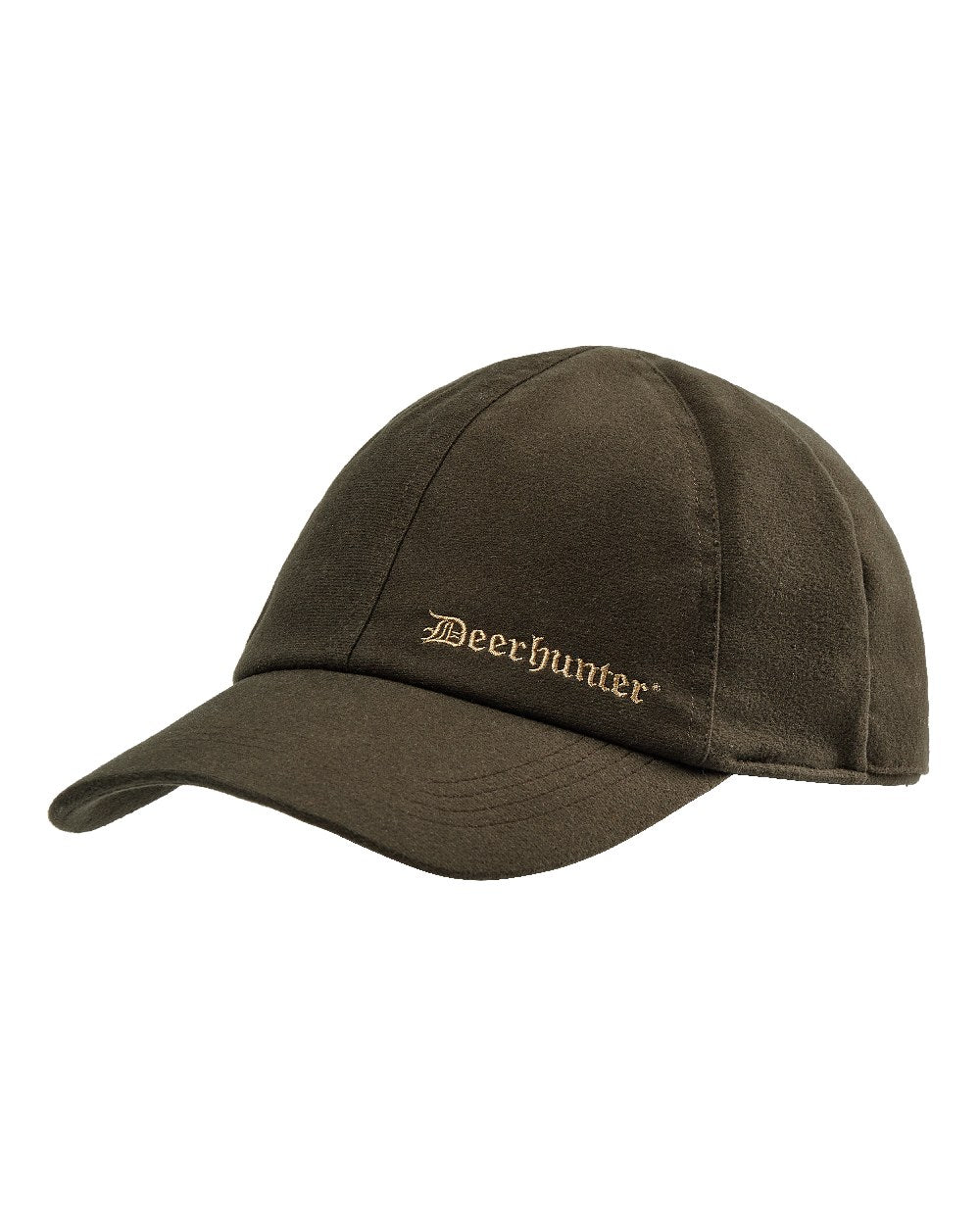 Wood coloured Deerhunter Game Cap with Safety on white background #colour_wood
