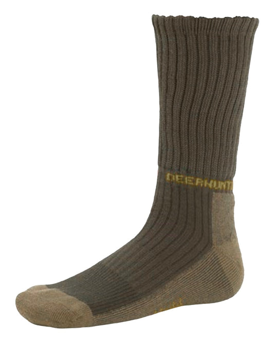 Dark Elm coloured Deerhunter Game Socks on white background #colour_dark-elm