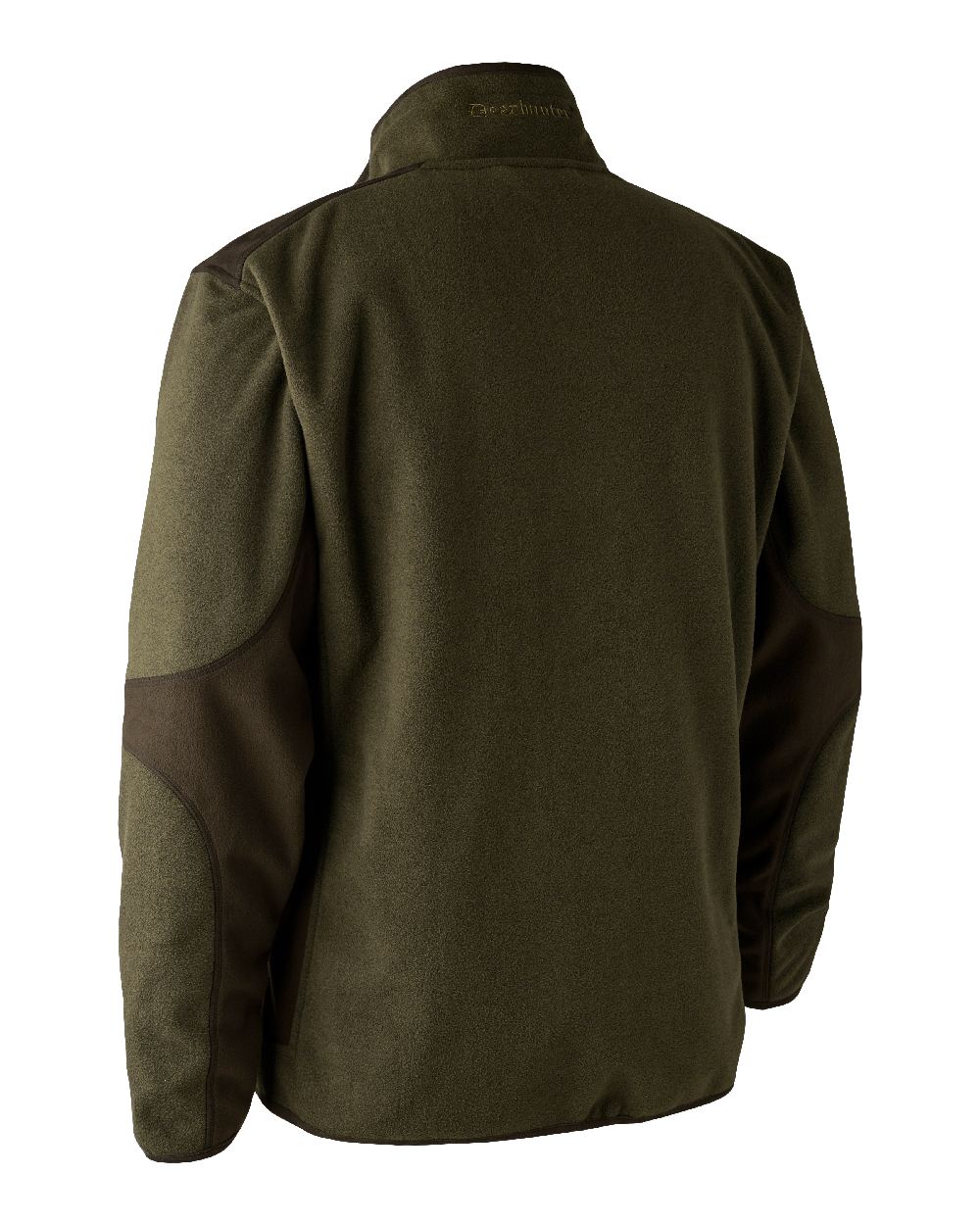 Graphite Green coloured Deerhunter Gamekeeper Bonded Fleece Jacket on white background #colour_graphite-green