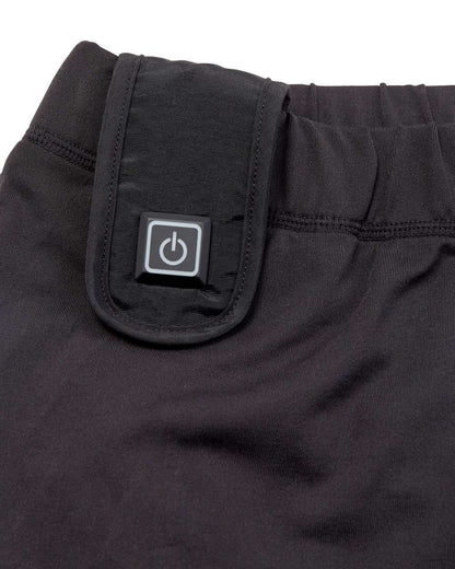 Black coloured Deerhunter Heat Long Johns on white background #colour_black