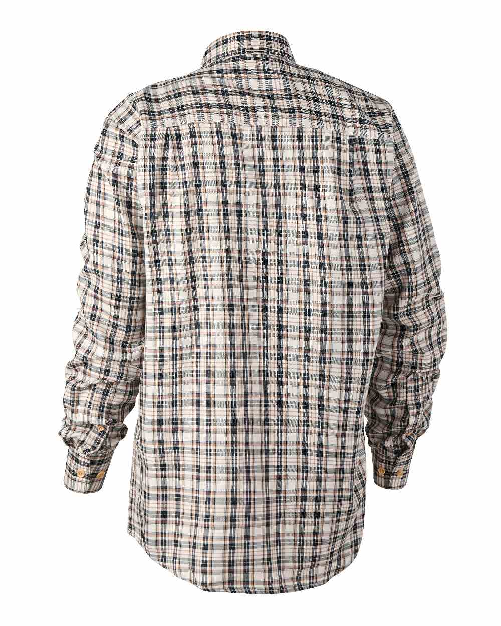 Blue Check coloured Deerhunter Jose Shirt on white background #colour_blue-check