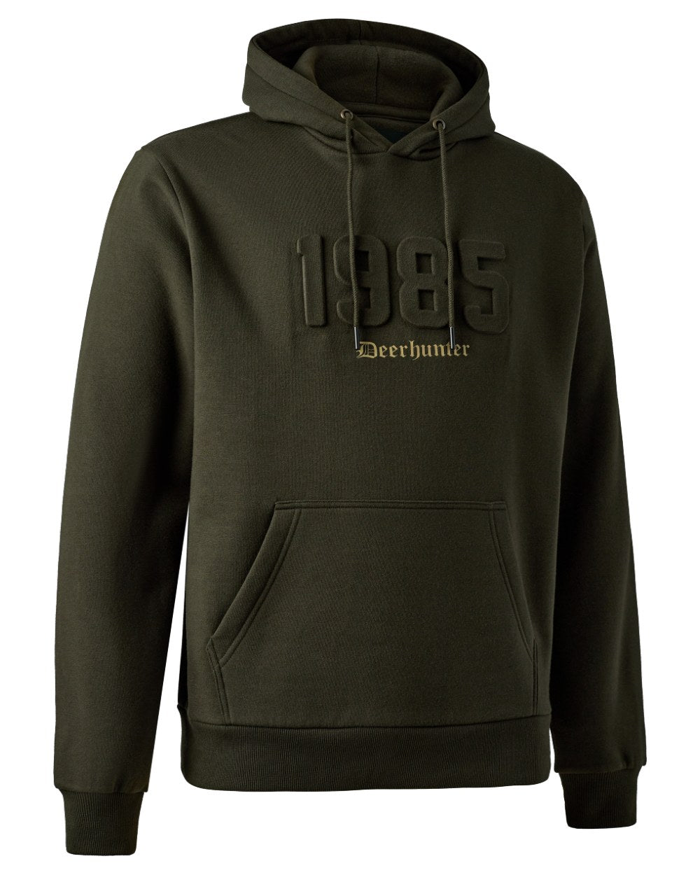 Timber coloured Deerhunter Jubilee Hoodie on white background #colour_timber