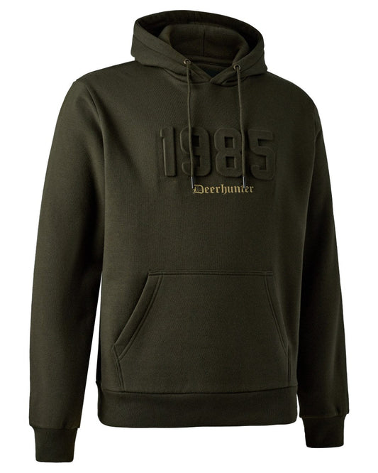 Timber coloured Deerhunter Jubilee Hoodie on white background #colour_timber