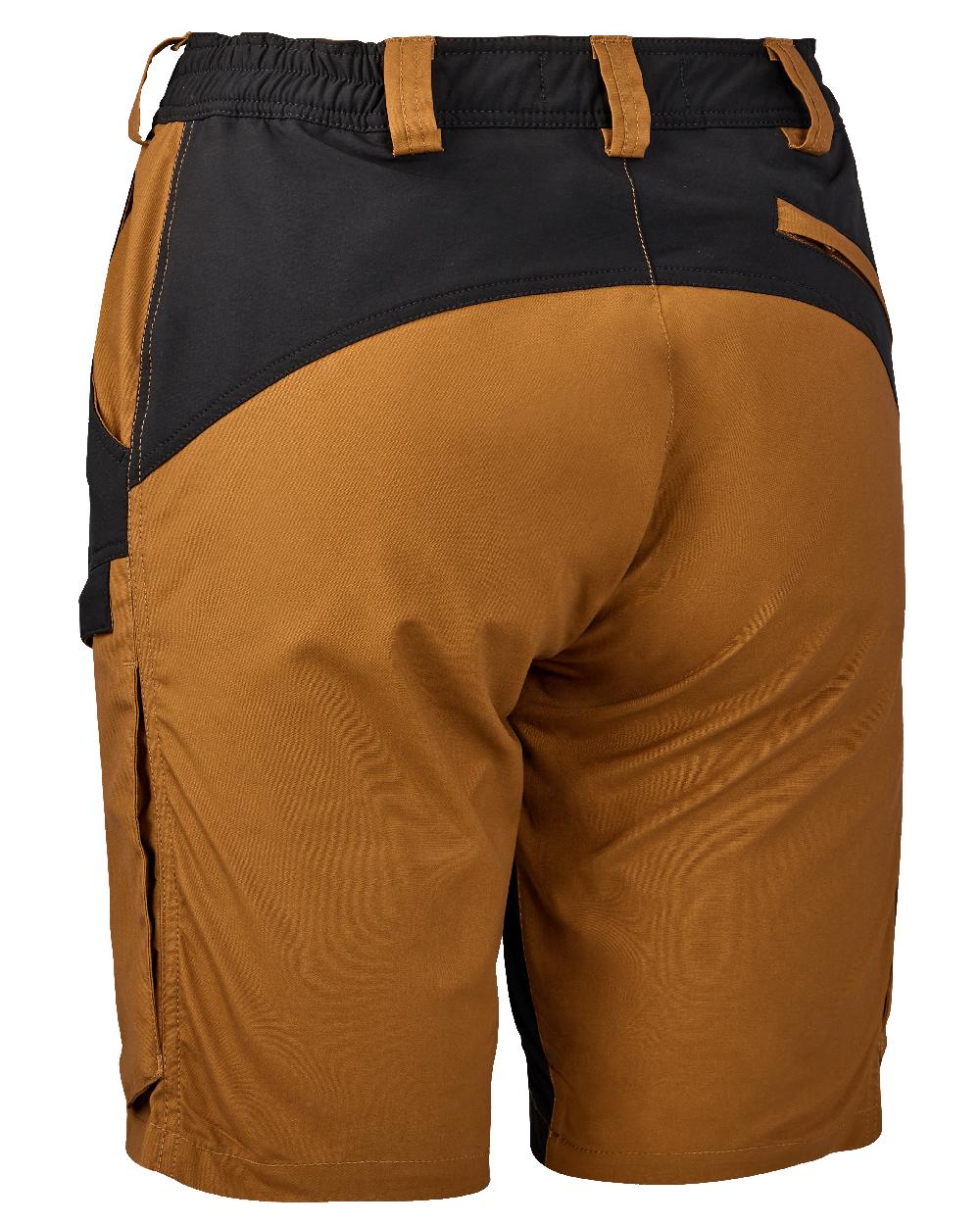 Bronze coloured Deerhunter Lady Ann Shorts on white background #colour_bronze