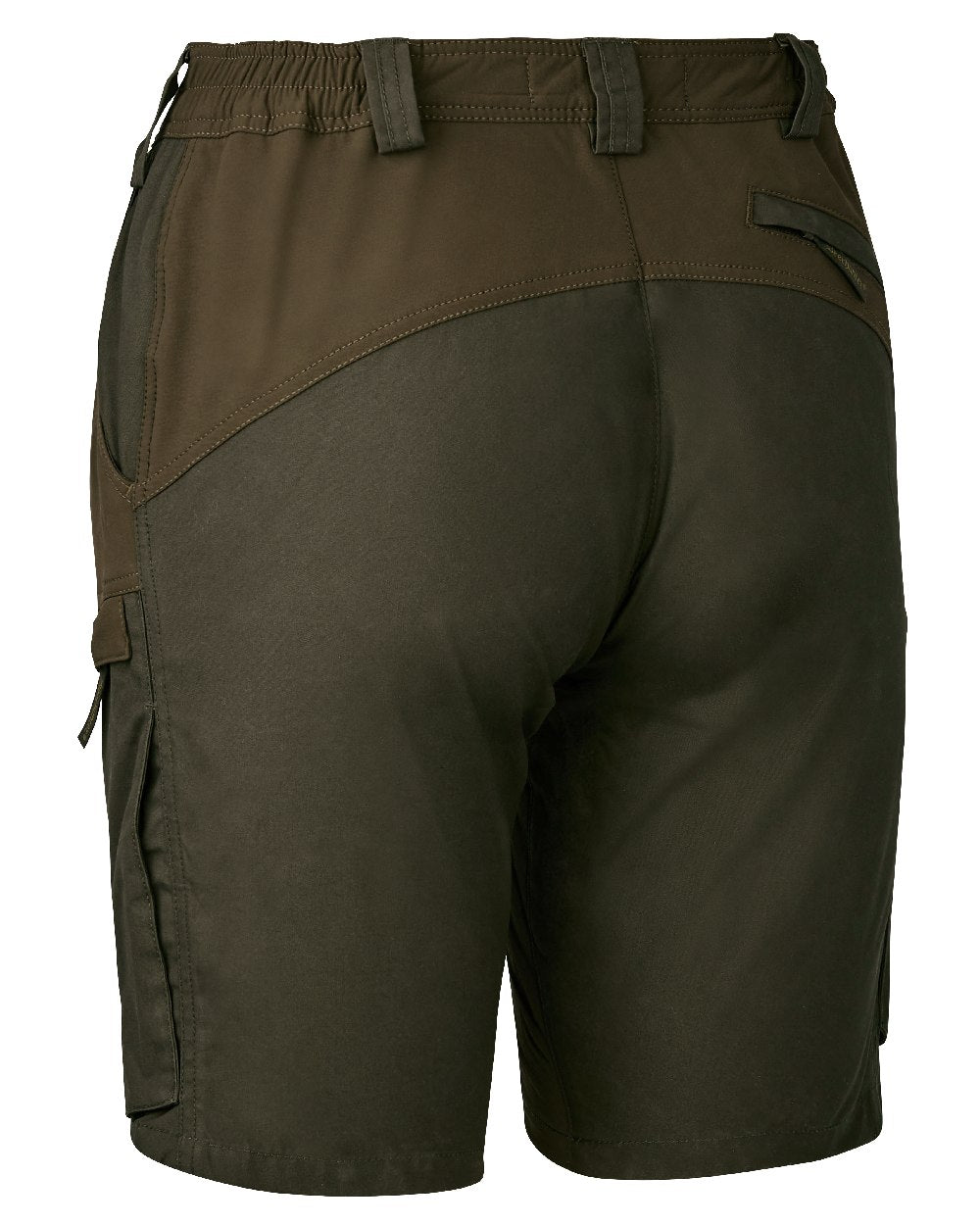 Deep Green coloured Deerhunter Lady Ann Shorts on white background #colour_deep-green