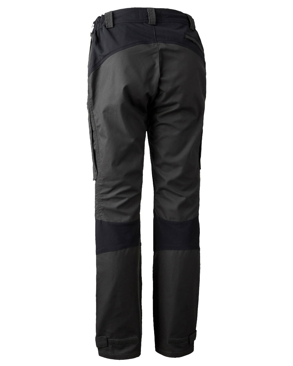 Black Ink coloured Deerhunter Lady Ann Trousers on white background #colour_black-ink