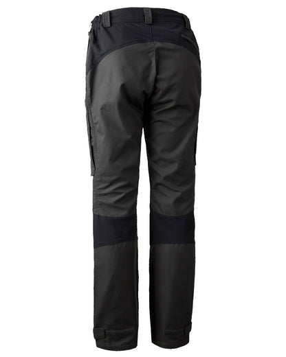 Black Ink coloured Deerhunter Lady Ann Trousers on white background #colour_black-ink
