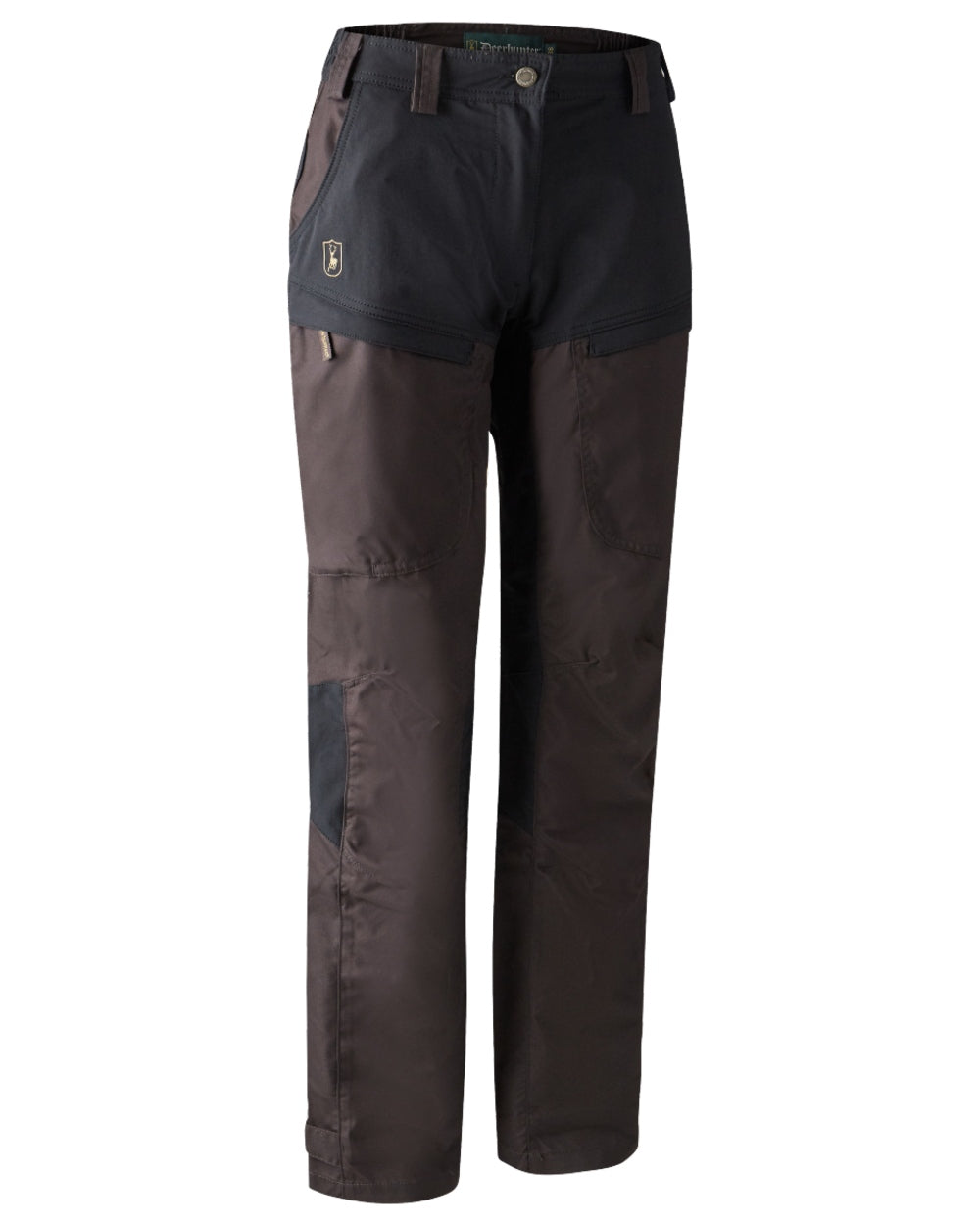 Dark Prune coloured Deerhunter Lady Ann Trousers on white background #colour_dark-prune
