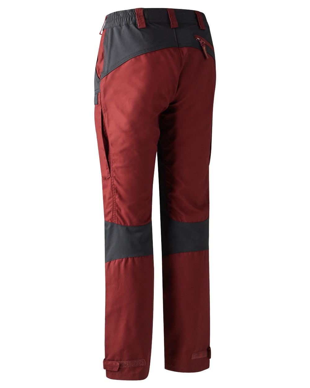 Oxblood Red coloured Deerhunter Lady Ann Trousers on white background #colour_oxblood-red