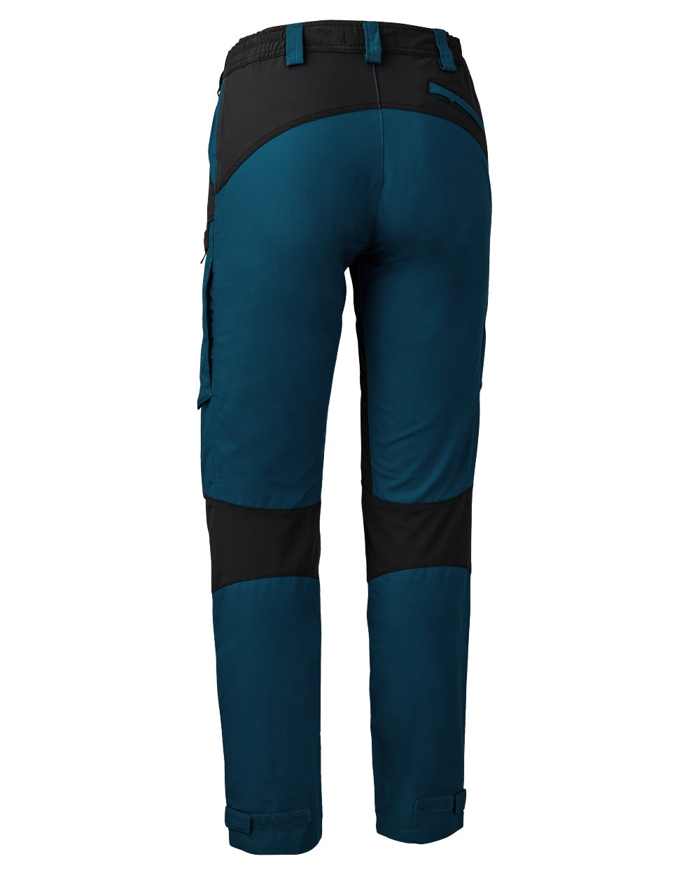 Pacific Blue coloured Deerhunter Lady Ann Trousers on white background #colour_pacific-blue