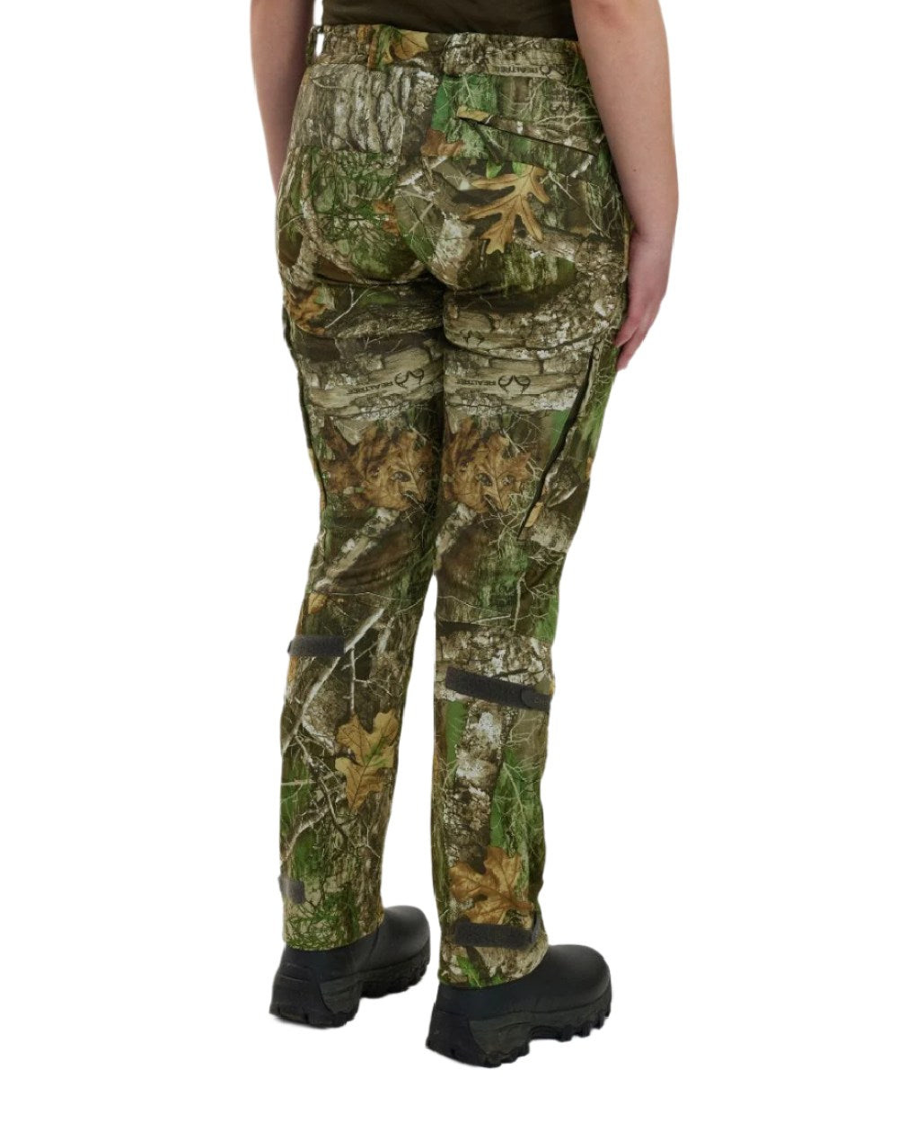 Realtree Adapt coloured Deerhunter Lady April Trousers on white background #colour_realtree-adapt