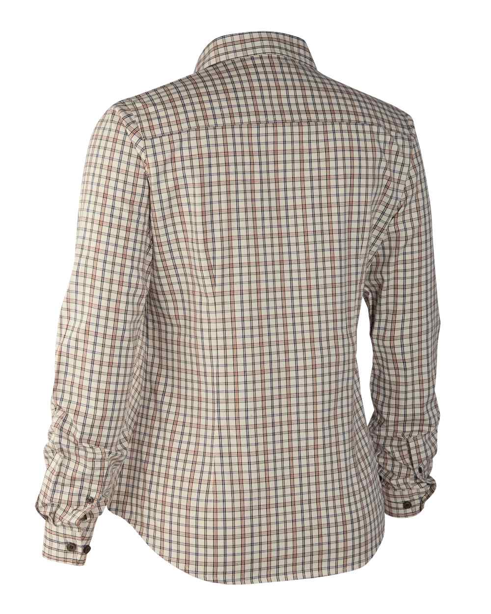 Green Check coloured Deerhunter Lady Harper Shirt on white background #colour_green-check
