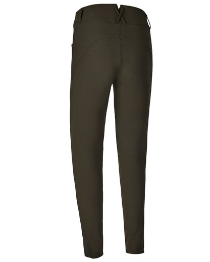 Palm Green coloured Deerhunter Lady Hunting Tights on white background #colour_palm-green