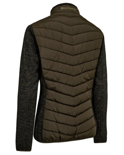 Fallen Leaf coloured Deerhunter Lady Moor Padded Jacket on white background #colour_fallen-leaf