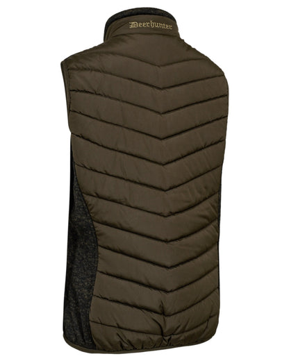 Fallen Leaf coloured Deerhunter Lady Moor Padded Waistcoat on white background #colour_fallen-leaf