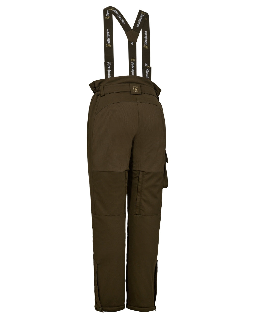 Art Green coloured Deerhunter Lady Muflon Pro Winter Trousers n white background #colour_art-green