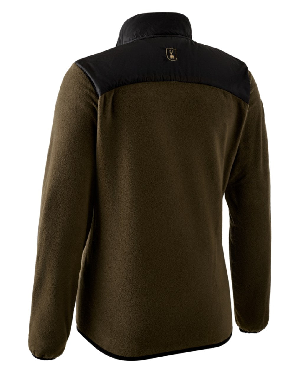 Chestnut Brown Coloured Deerhunter Lady Northward Fleece Jacket on white background #colour_chestnut-brown