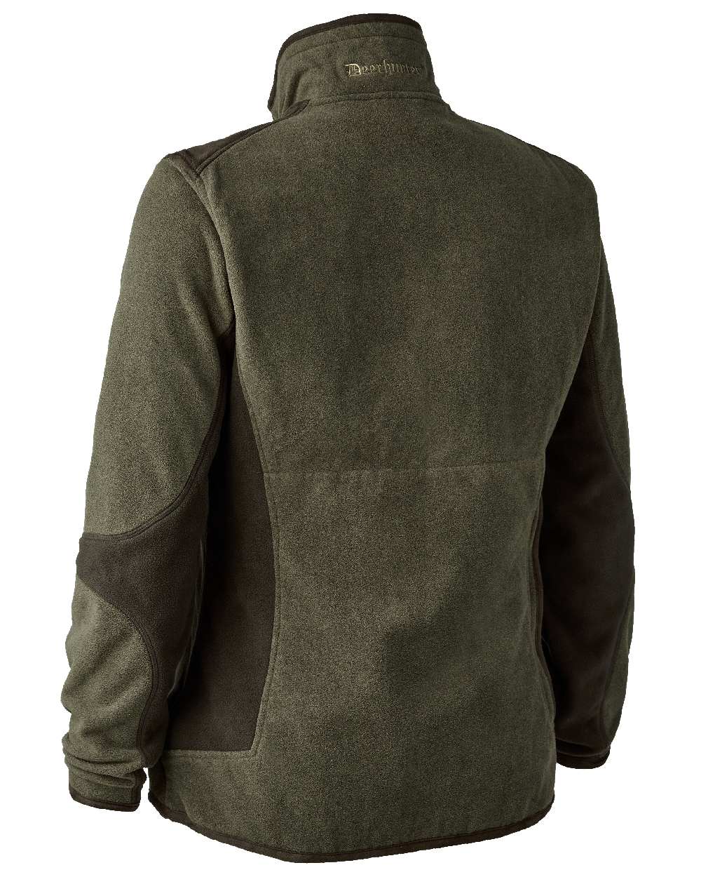 Graphite Green coloured Deerhunter Lady Pam Bonded Fleece Jacket on white background #colour_graphite-green