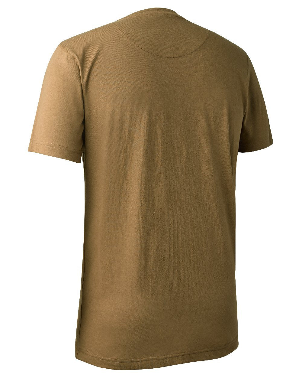 Butternut coloured Deerhunter Logo T-Shirt on white background #colour_butternut