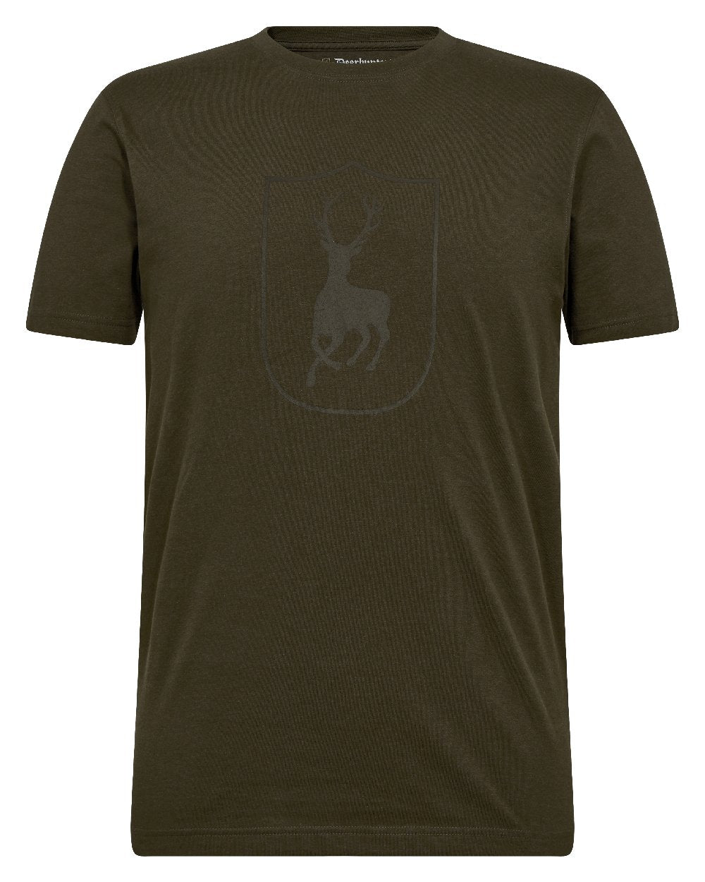 Fallen Leaf coloured Deerhunter Logo T-Shirt on white background #colour_fallen-leaf