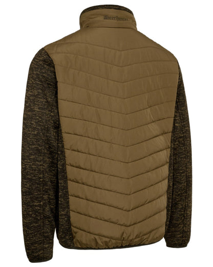 Butternut coloured Deerhunter Mens Moor Padded Jacket on white background #colour_butternut