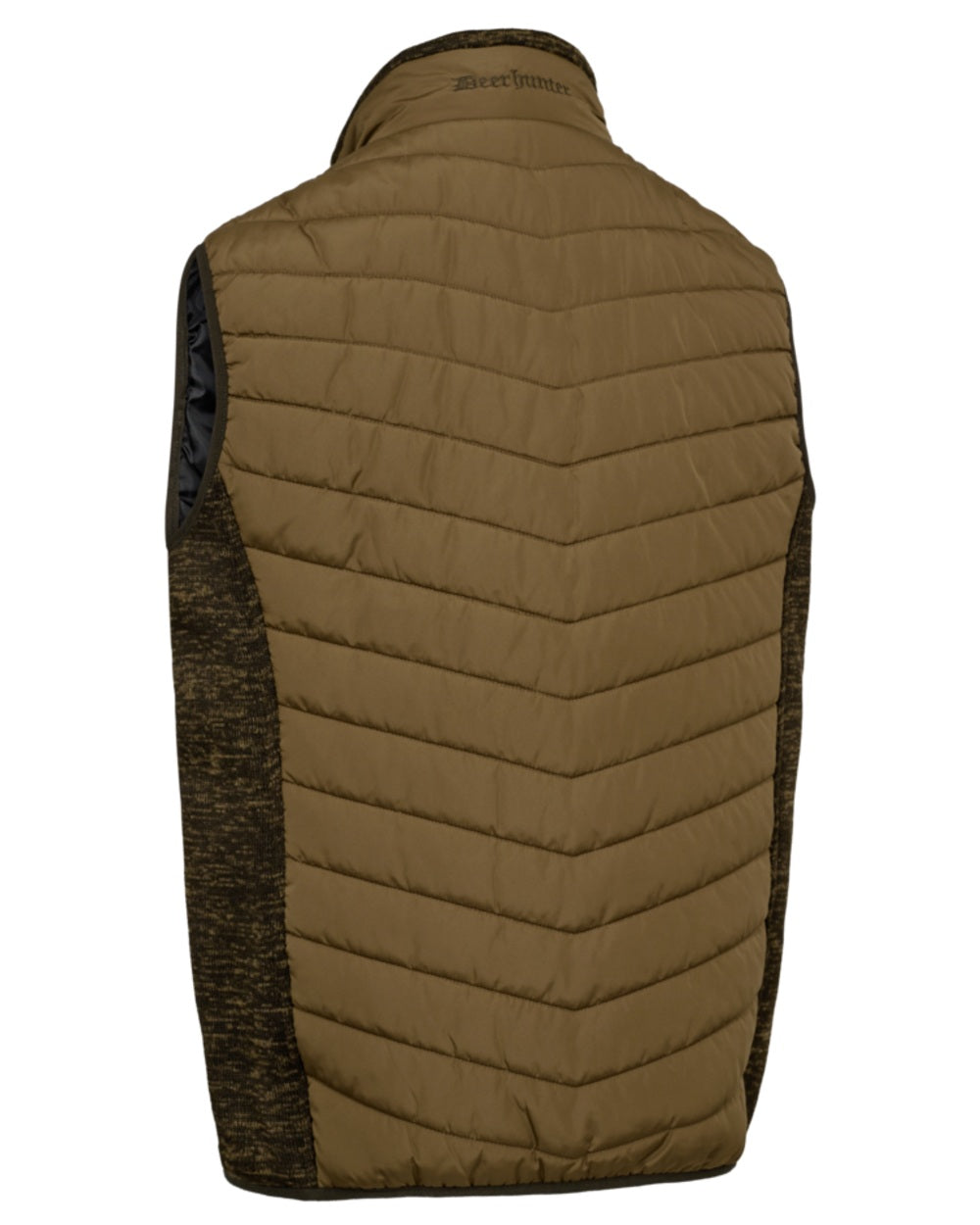 Butternut coloured Deerhunter Mens Moor Padded Waistcoat on white background #colour_butternut