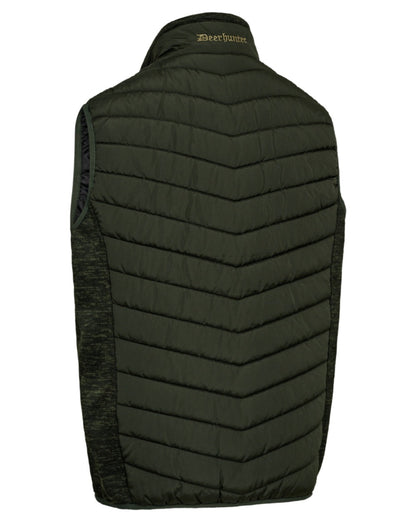Forest Ember coloured Deerhunter Mens Moor Padded Waistcoat on white background #colour_forest-ember