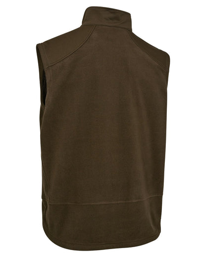 Art Green coloured Deerhunter Mens Muflon Pro Fleece Waistcoat on white background #colour_art-green