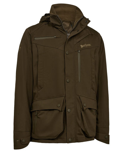 Art Green coloured Deerhunter Mens Muflon Pro Light Jacket on white background #colour_art-green