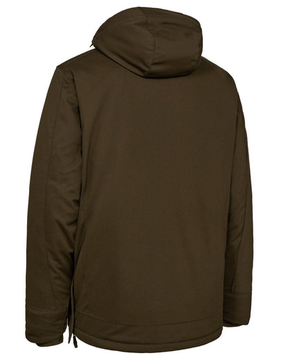 Art Green coloured Deerhunter Mens Muflon Pro Winter Jacket on white background #colour_art-green