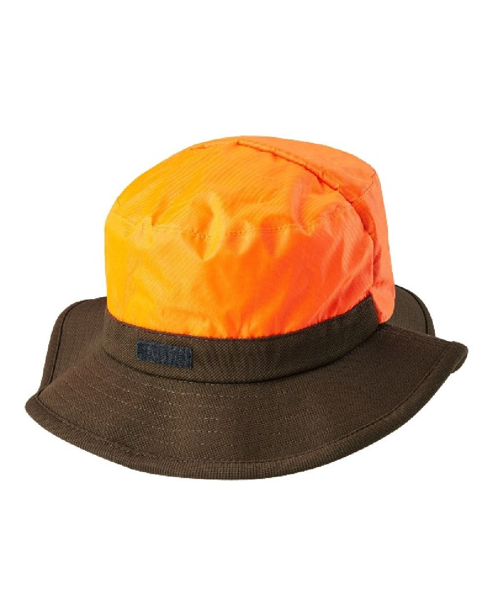 Art Green coloured Deerhunter Muflon Brim Hat with Safety on white background #colour_art-green