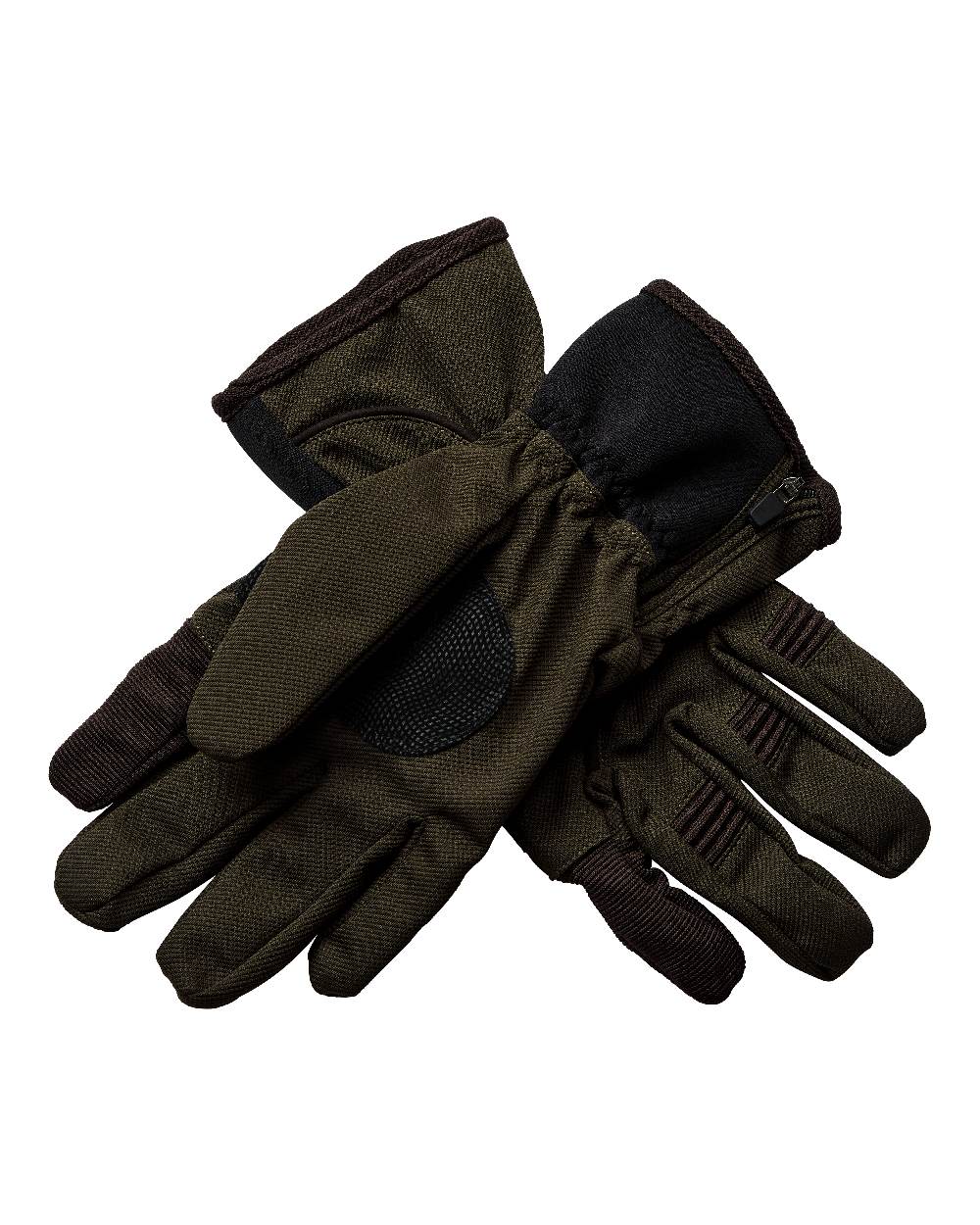 Art Green coloured Deerhunter Muflon Light Gloves on white background #colour_art-green