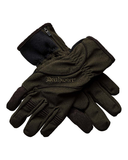 Art Green coloured Deerhunter Muflon Light Gloves on white background #colour_art-green