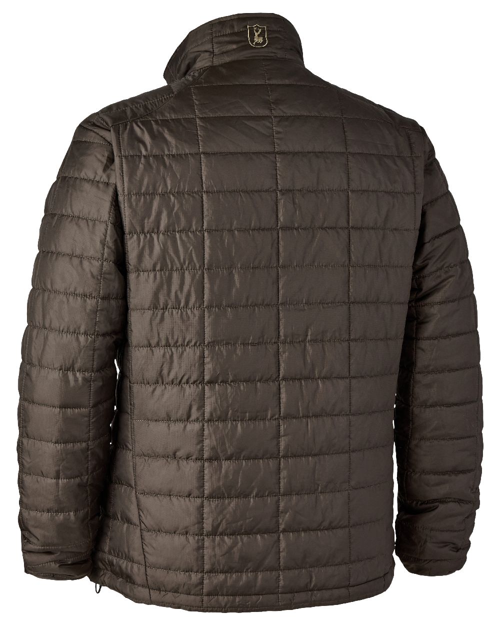 Wood coloured Deerhunter Muflon Packable Jacket on white background #colour_wood