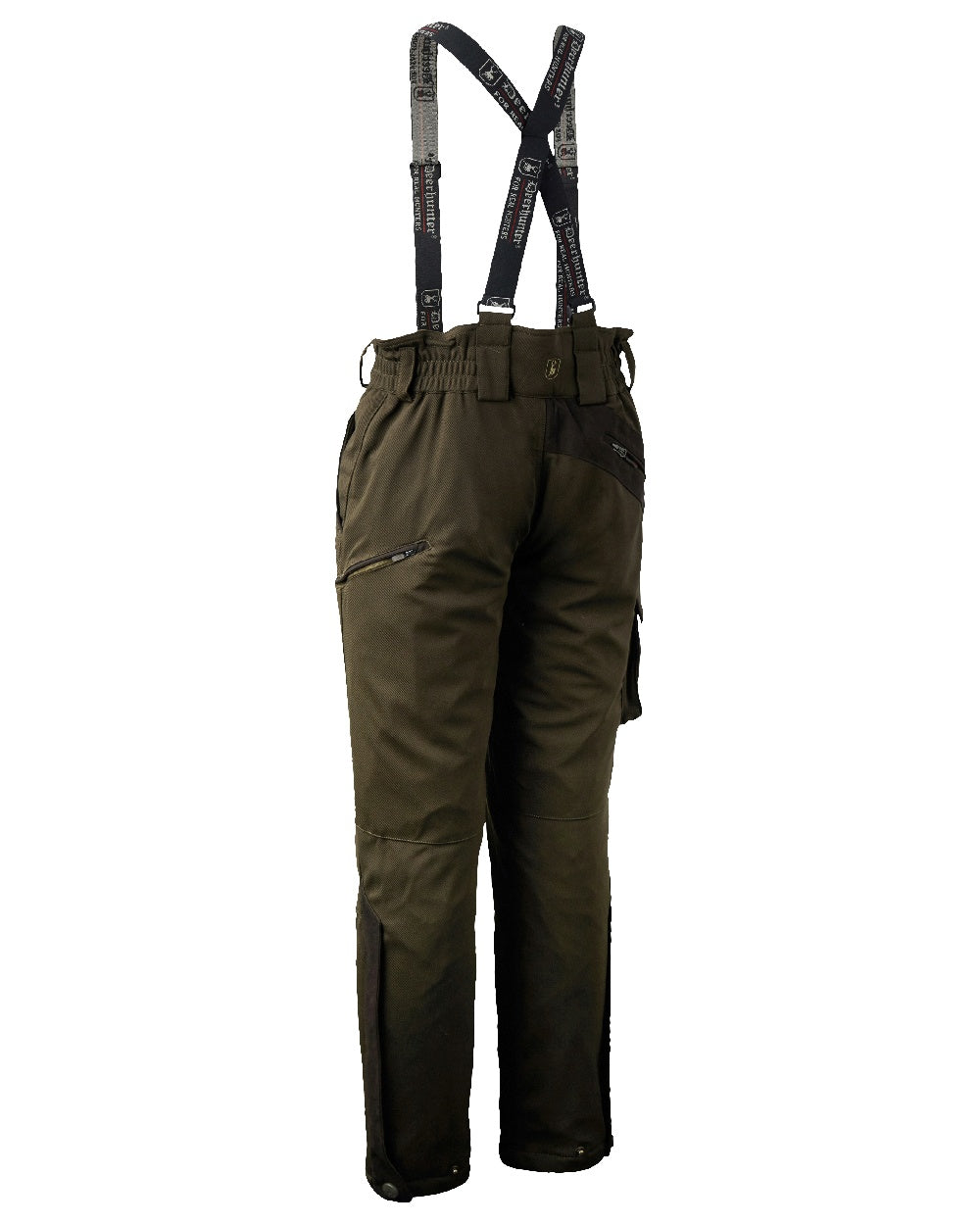 Art Green coloured Deerhunter Muflon Trousers on white background #colour_art-green
