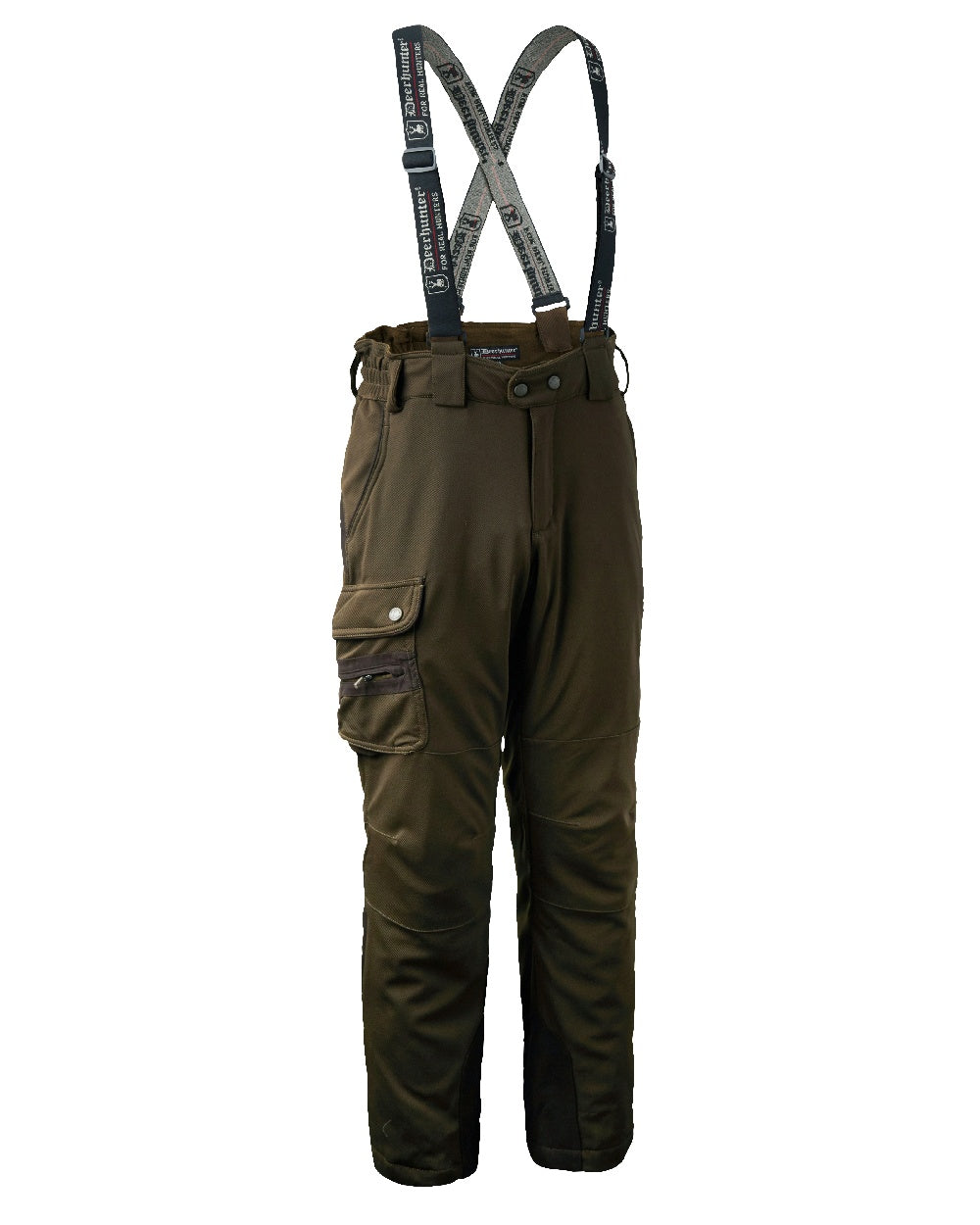 Art Green coloured Deerhunter Muflon Trousers on white background #colour_art-green