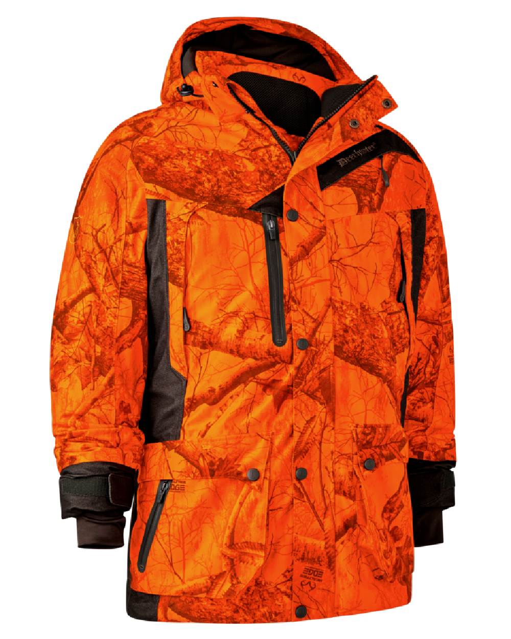 Realtree Edge Orange coloured Deerhunter Ram Arctic Jacket on white background #colour_realtree-edge-orange