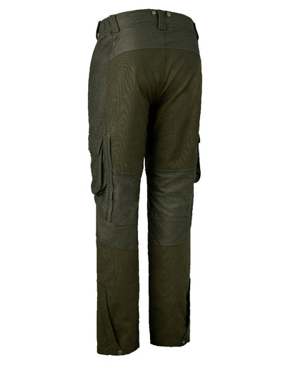 Elmwood coloured Deerhunter Ram Trousers with Reinforcement on white background #colour_elmwood