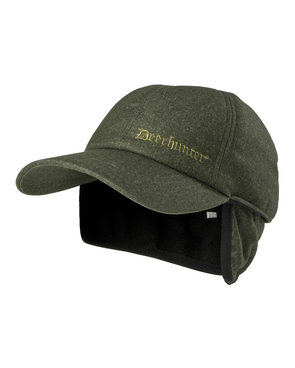 Elmwood coloured Deerhunter Ram Winter Cap on white background #colour_elmwood