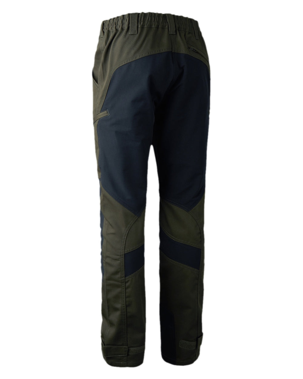 Adventure Green Coloured Deerhunter Rogaland Contrast Stretch Trousers on white background #colour_adventure-green