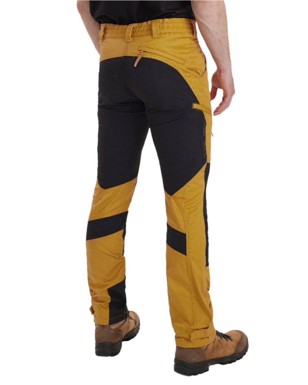 Buckthorn Coloured Deerhunter Rogaland Contrast Stretch Trousers on white background #colour_buckthorn