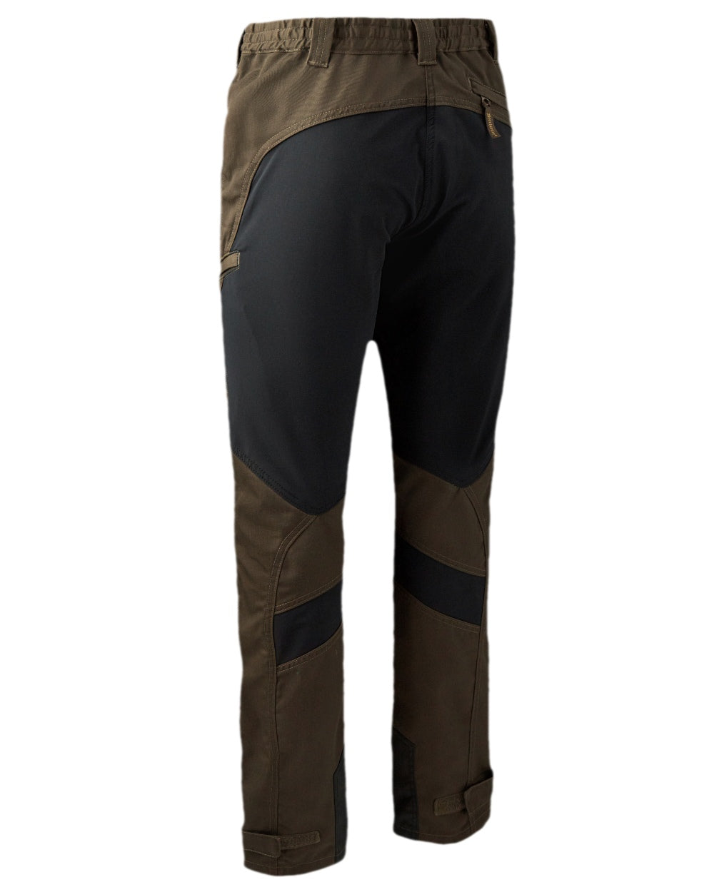 Fallen Leaf Coloured Deerhunter Rogaland Contrast Stretch Trousers on forest background #colour_fallen-leaf