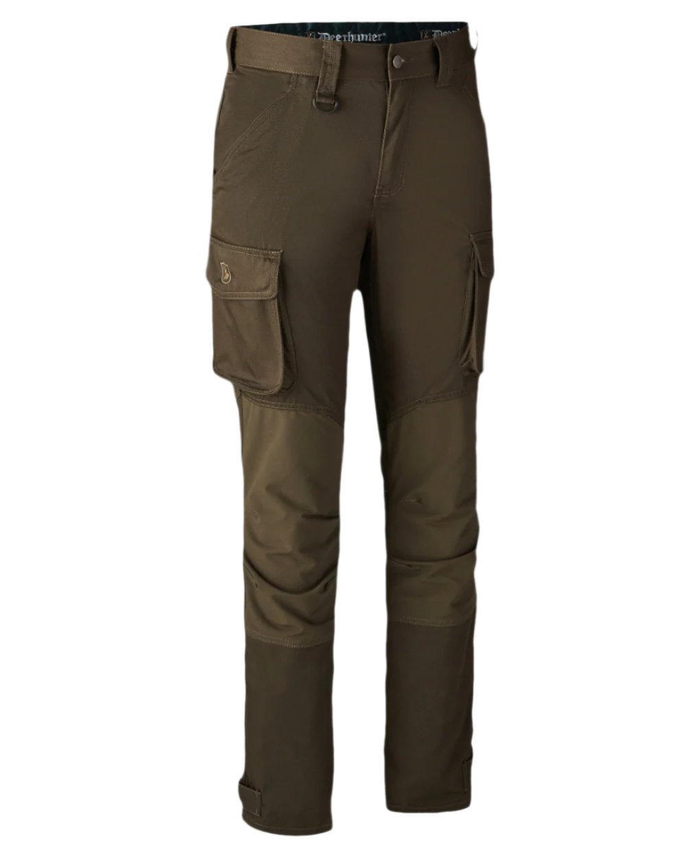 Fallen Leaf Coloured Deerhunter Rogaland Stretch Trousers on white background #colour_fallen-leaf