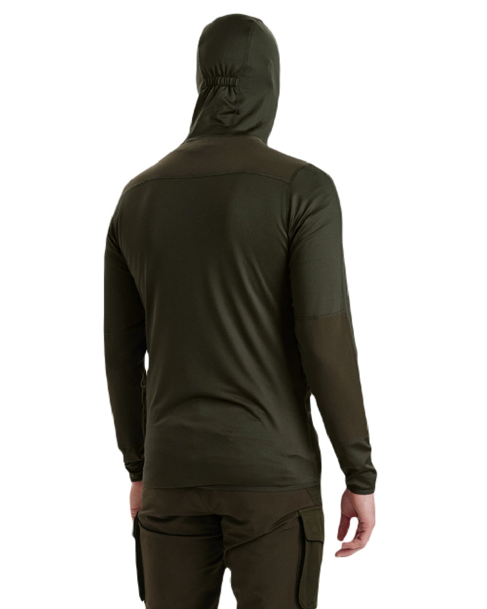 Adventure Green coloured Deerhunter Rogaland Sweat Light on white background #colour_adventure-green
