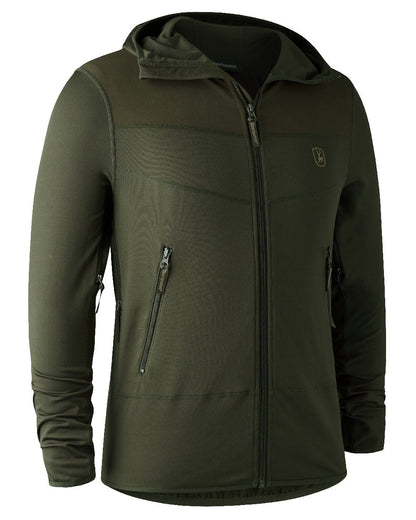 Adventure Green coloured Deerhunter Rogaland Sweat Light on white background #colour_adventure-green