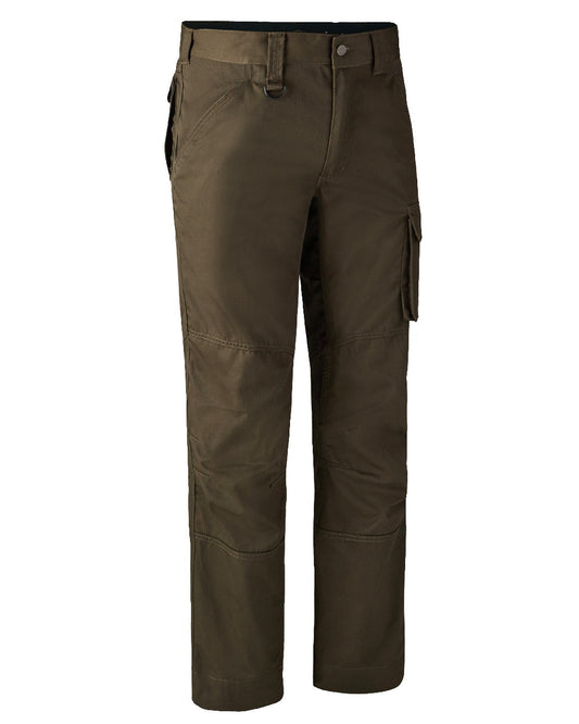 Fallen Leaf coloured Deerhunter Rogaland Trousers on white background #colour_fallen-leaf
