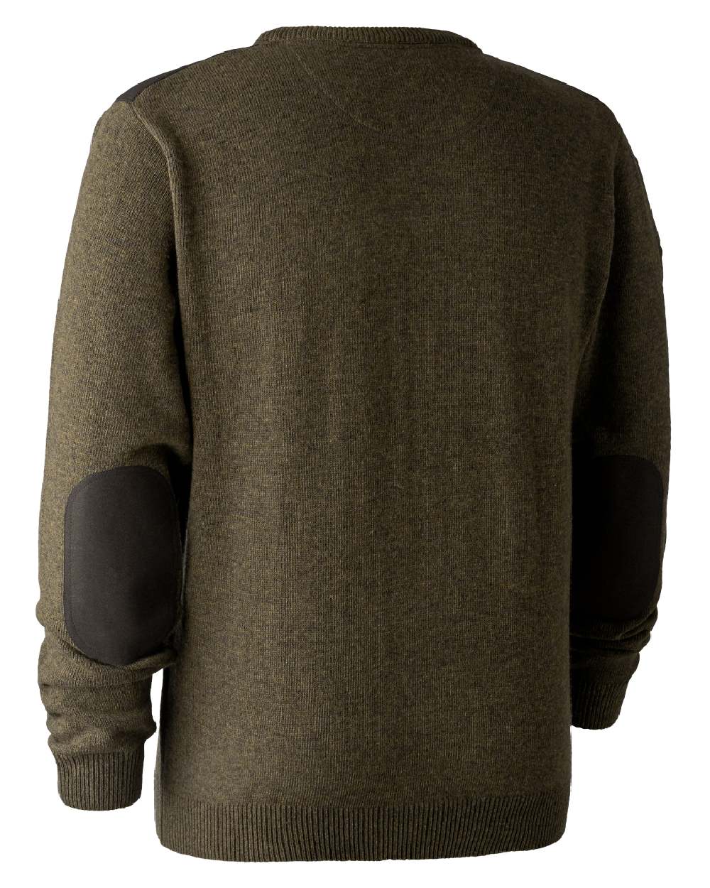 Cypress coloured Deerhunter Sheffield V-Neck Sweater on white background #colour_cypress